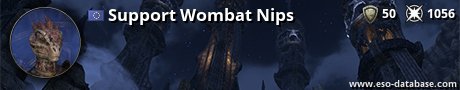 Signatur von Support Wombat Nips