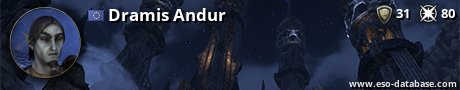 Signatur von Dramis Andur