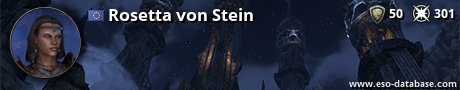 Signatur von Rosetta von Stein