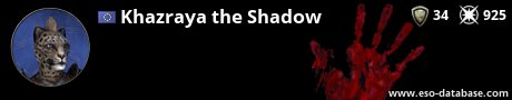 Signatur von Khazraya the Shadow