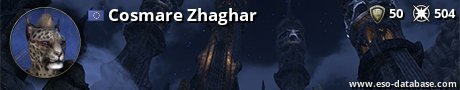 Signatur von Cosmare Zhaghar