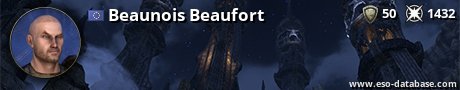 Signatur von Beaunois Beaufort