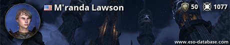 Signatur von M'randa Lawson