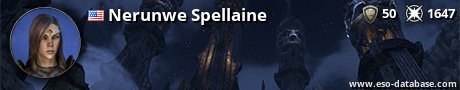 Signatur von Nerunwe Spellaine