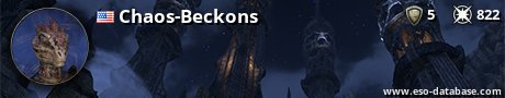 Signatur von Chaos-Beckons