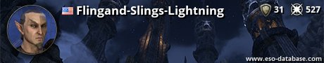Signatur von Flingand-Slings-Lightning