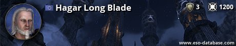 Signatur von Hagar Long Blade