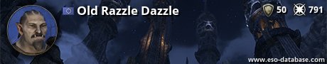 Signatur von Old Razzle Dazzle