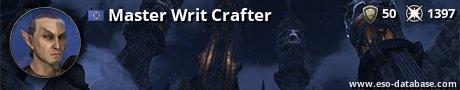 Signatur von Master Writ Crafter