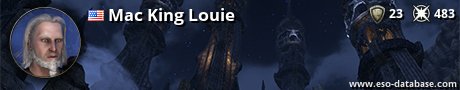 Signatur von Mac King Louie