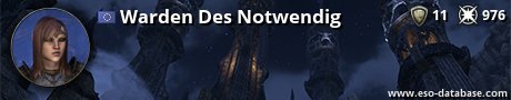 Signatur von Warden Des Notwendig