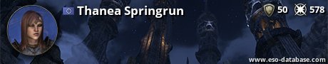 Signatur von Thanea Springrun
