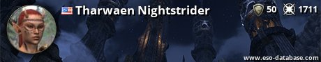 Signatur von Tharwaen Nightstrider