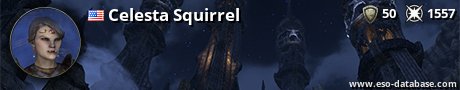 Signatur von Celesta Squirrel