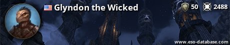 Signatur von Glyndon the Wicked