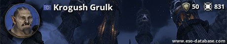 Signatur von Krogush Grulk