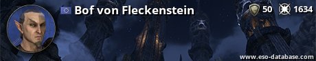 Signatur von Bof von Fleckenstein