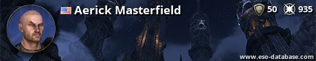 Signatur von Aerick Masterfield