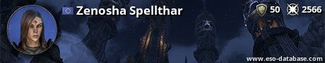 Signatur von Zenosha Spellthar