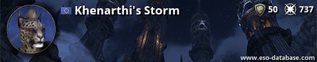 Signatur von Khenarthi's Storm