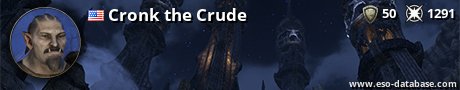 Signatur von Cronk the Crude