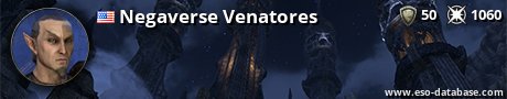 Signatur von Negaverse Venatores