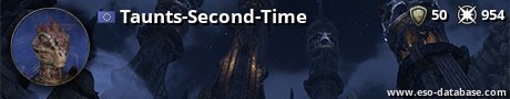 Signatur von Taunts-Second-Time