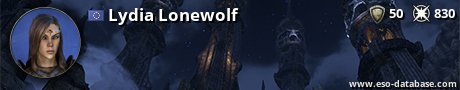 Signatur von Lydia Lonewolf
