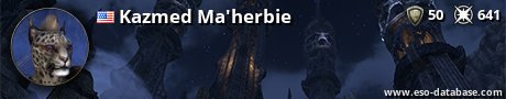 Signatur von Kazmed Ma'herbie