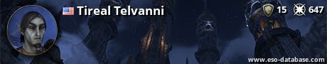 Signatur von Tireal Telvanni