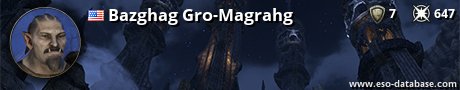 Signatur von Bazghag Gro-Magrahg