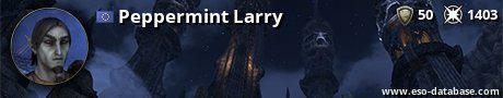Signatur von Peppermint Larry