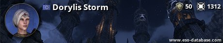 Signatur von Dorylis Storm