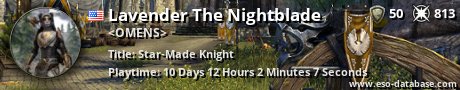 Signatur von Lavender The Nightblade