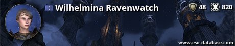 Signatur von Wilhelmina Ravenwatch