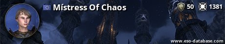 Signatur von Místress Of Chaos