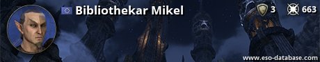 Signatur von Bibliothekar Mikel