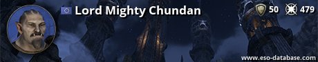 Signatur von Lord Mighty Chundan