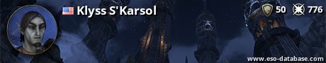 Signatur von Klyss S'Karsol