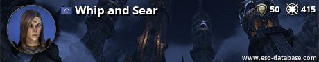 Signatur von Whip and Sear