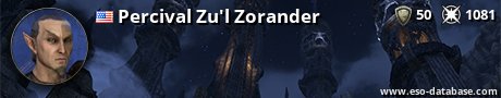 Signatur von Percival Zu'l Zorander