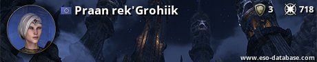 Signatur von Praan rek'Grohiik