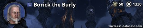 Signatur von Borick the Burly
