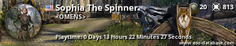 Signatur von Sophia The Spinner