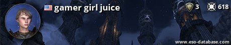 Signatur von gamer girl juice