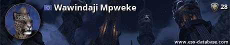 Signatur von Wawindaji Mpweke