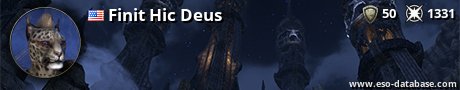 Signatur von Finit Hic Deus