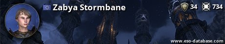 Signatur von Zabya Stormbane