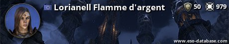 Signatur von Lorianell Flamme d'argent