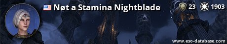 Signatur von Nøt a Stamina Nightblade